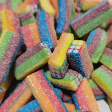 Multicolour Fizzy Brick Sweets