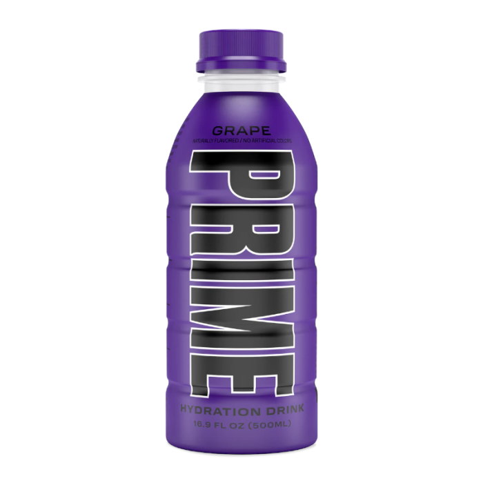 GRAPE PRIME DRINK HYDRATION BY LOGAN PAUL X KSI GRAPE 500ML