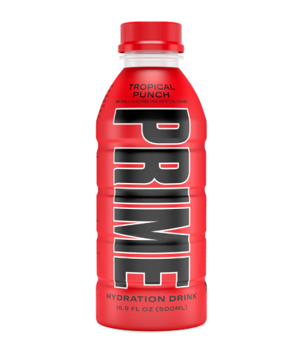 TROPICAL PUNCH PRIME DRINK HYDRATION BY LOGAN PAUL X KSI 500ML