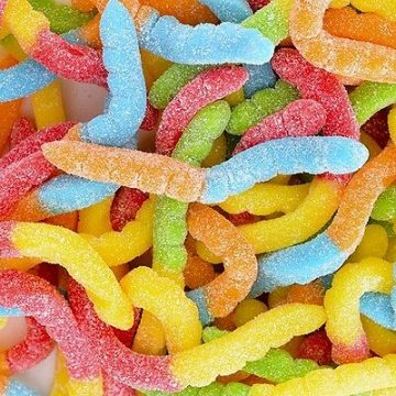 Sour Worm Sweets