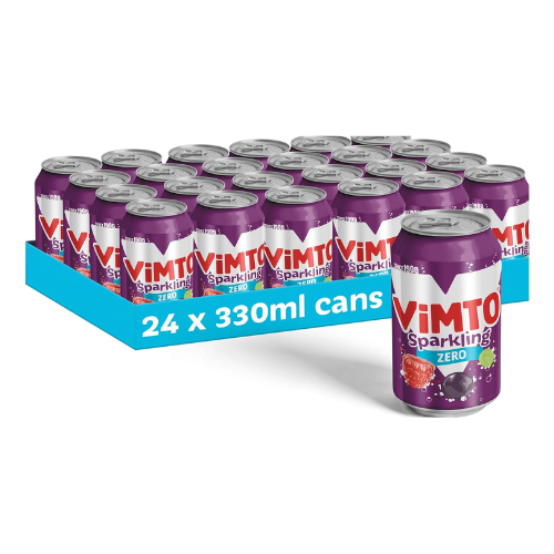 Vimto Zero Sugar Cans 24 x 330ml