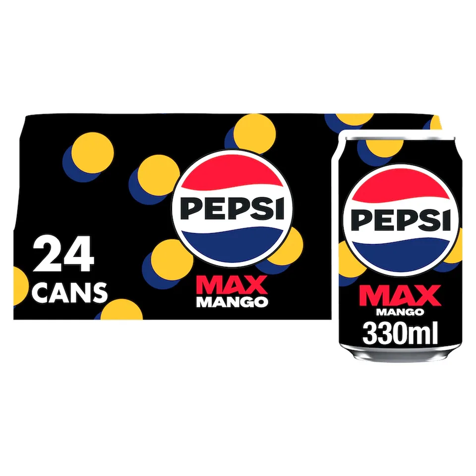 Pepsi Max Mango No Sugar Cans 24 x 330ml