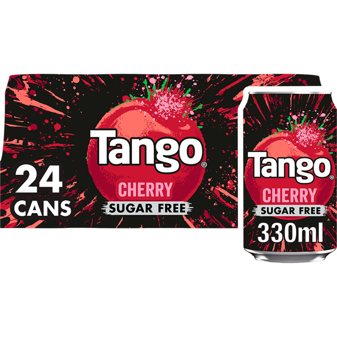 Tango Cherry No Sugar Cans 24 x 330ml
